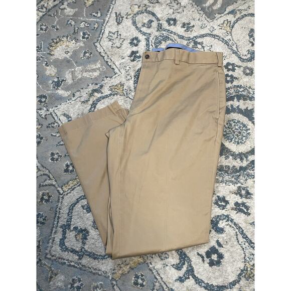 Brooks Brothers Advantage Milano Tan Khaki Chinos 40 X 32 - Picture 5 of 5